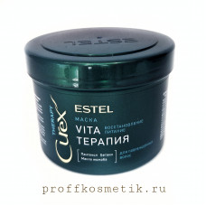 Маска "Vita-терапия" для повреждённых волос CUREX THERAPY (500 мл), , шт Маска "Vita-терапия" для повреждённых волос CUREX THERAPY (500 мл), , шт